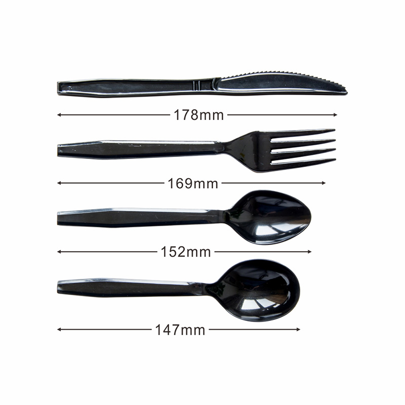 Disposable Plastic PS Cutlery Set Spoon Knife Fork with Takeaway
