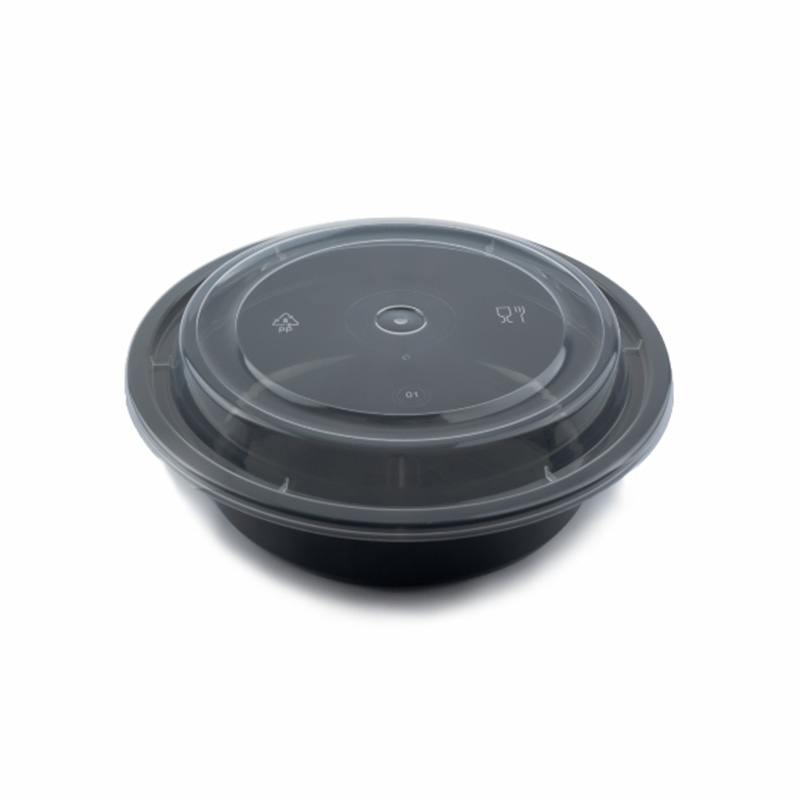 1 Compartment Plastic Microwavable Food Round Container